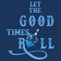 Let The Good Times Roll Raglan Hanukkah Infant Baby Jersey Bodysuit