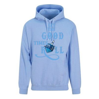 Let The Good Times Roll Raglan Hanukkah Unisex Surf Hoodie