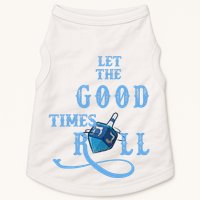 Let The Good Times Roll Raglan Hanukkah Doggie Tank