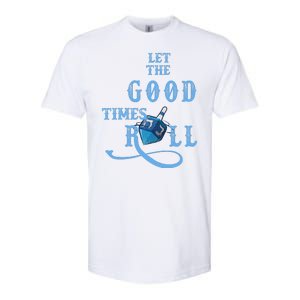 Let The Good Times Roll Raglan Hanukkah Softstyle CVC T-Shirt