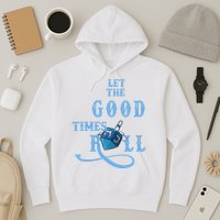 Let The Good Times Roll Raglan Hanukkah Hoodie