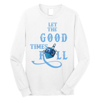 Let The Good Times Roll Raglan Hanukkah Long Sleeve Shirt