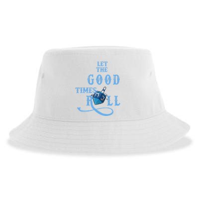 Let The Good Times Roll Raglan Hanukkah Sustainable Bucket Hat