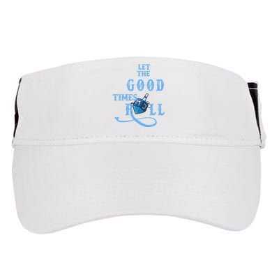 Let The Good Times Roll Raglan Hanukkah Adult Drive Performance Visor