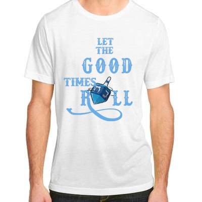 Let The Good Times Roll Raglan Hanukkah Adult ChromaSoft Performance T-Shirt