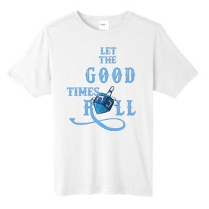 Let The Good Times Roll Raglan Hanukkah Tall Fusion ChromaSoft Performance T-Shirt