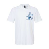 Let The Good Times Roll Raglan Hanukkah Softstyle Adult Sport Polo