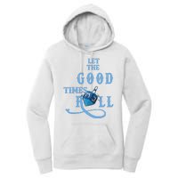 Let The Good Times Roll Raglan Hanukkah Women's Pullover Hoodie