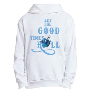 Let The Good Times Roll Raglan Hanukkah Urban Pullover Hoodie