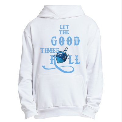 Let The Good Times Roll Raglan Hanukkah Urban Pullover Hoodie