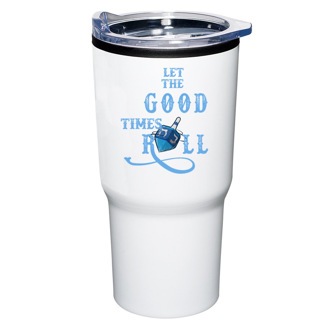 Let The Good Times Roll Raglan Hanukkah Tumbler