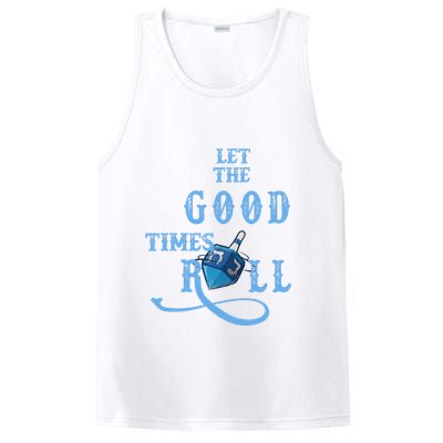 Let The Good Times Roll Raglan Hanukkah PosiCharge Competitor Tank