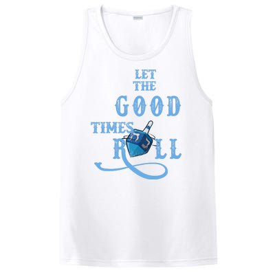 Let The Good Times Roll Raglan Hanukkah PosiCharge Competitor Tank