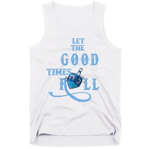 Let The Good Times Roll Raglan Hanukkah Tank Top