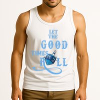 Let The Good Times Roll Raglan Hanukkah Tank Top