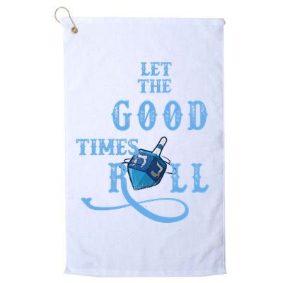 Let The Good Times Roll Raglan Hanukkah Golf Towel