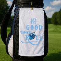 Let The Good Times Roll Raglan Hanukkah Golf Towel