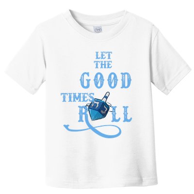 Let The Good Times Roll Raglan Hanukkah Toddler T-Shirt