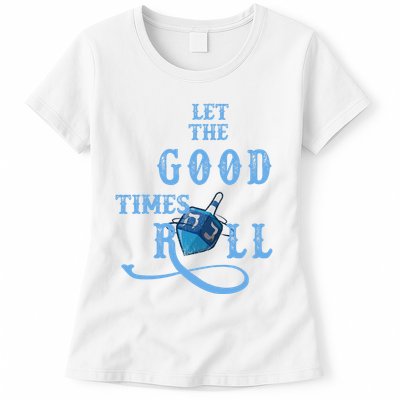 Let The Good Times Roll Raglan Hanukkah Womens T-Shirt
