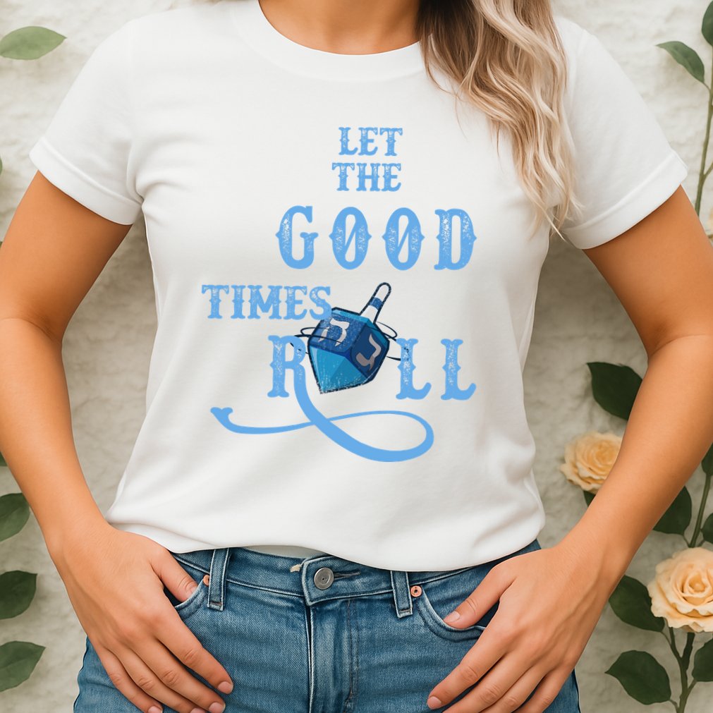 Let The Good Times Roll Raglan Hanukkah Womens T-Shirt