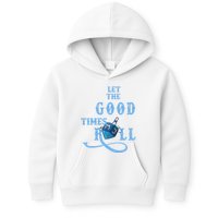 Let The Good Times Roll Raglan Hanukkah Kids Hoodie