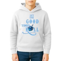 Let The Good Times Roll Raglan Hanukkah Kids Hoodie
