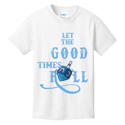Let The Good Times Roll Raglan Hanukkah Kids T-Shirt