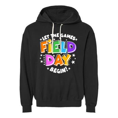 Let The Games Begin Field Day Garment-Dyed Fleece Hoodie