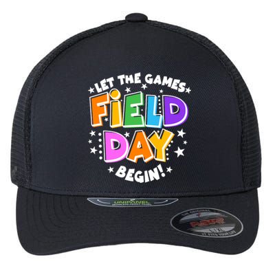 Let The Games Begin Field Day Flexfit Unipanel Trucker Cap