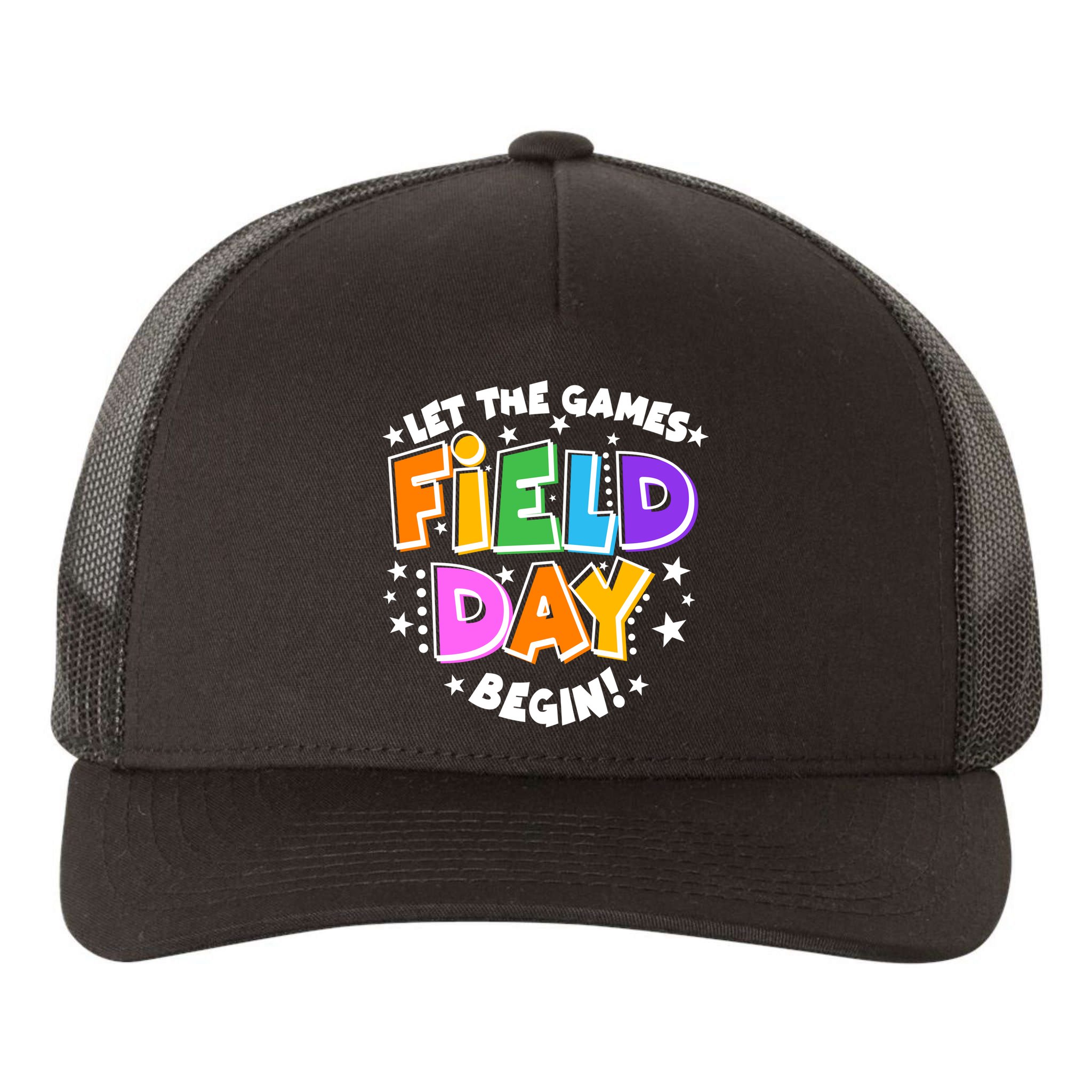 Let The Games Begin Field Day Yupoong Adult 5-Panel Trucker Hat