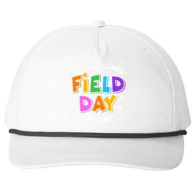 Let The Games Begin Field Day Snapback Five-Panel Rope Hat