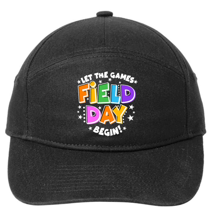 Let The Games Begin Field Day 7-Panel Snapback Hat