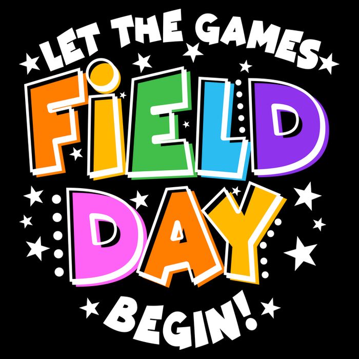 Let The Games Begin Field Day Drawstring Bag