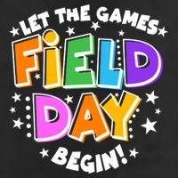 Let The Games Begin Field Day Golf Towel