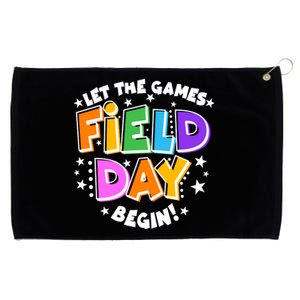 Let The Games Begin Field Day Grommeted Golf Towel