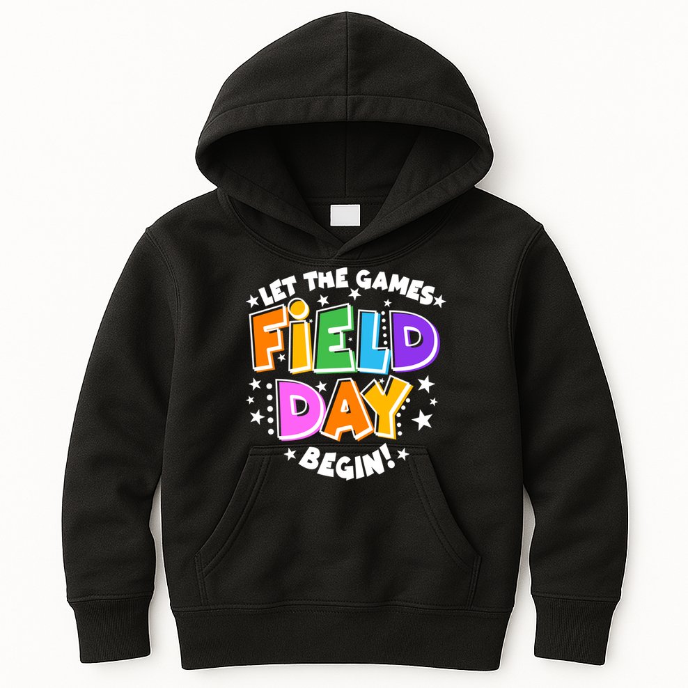 Let The Games Begin Field Day Kids Hoodie