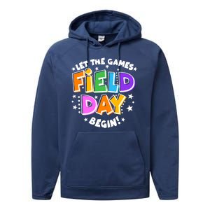 Let The Games Begin Field Day Performance Fleece Hoodie