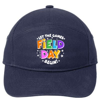 Let The Games Begin Field Day 7-Panel Snapback Hat