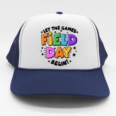 Let The Games Begin Field Day Trucker Hat