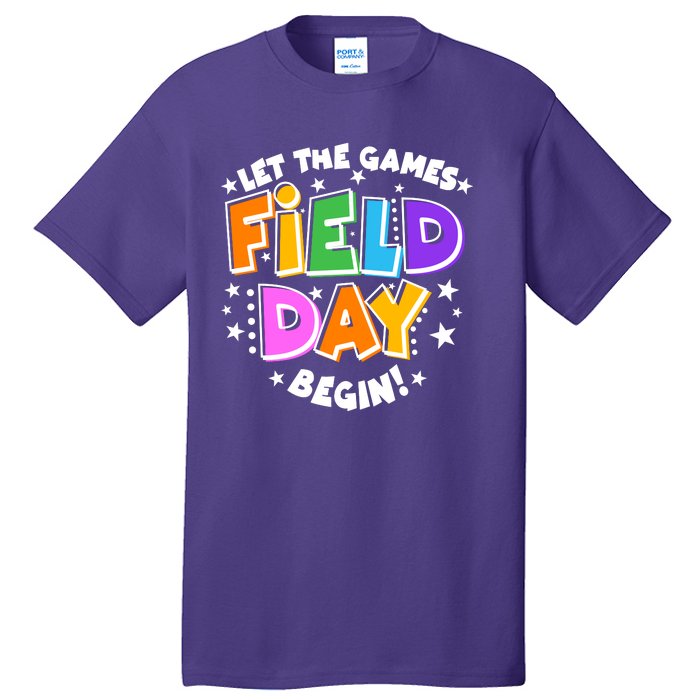 Let The Games Begin Field Day Tall T-Shirt