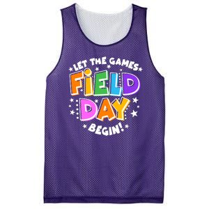 Let The Games Begin Field Day Mesh Reversible Basketball Jersey Tank