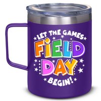 Let The Games Begin Field Day 12oz Stainless Steel Coffee Mug