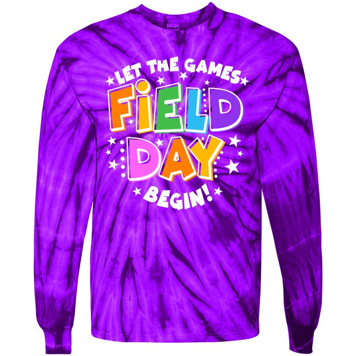 Let The Games Begin Field Day Tie-Dye Long Sleeve Shirt