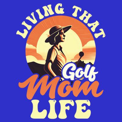 Living That Golf Mom Life Design Golfing Mom Gift T-Shirt
