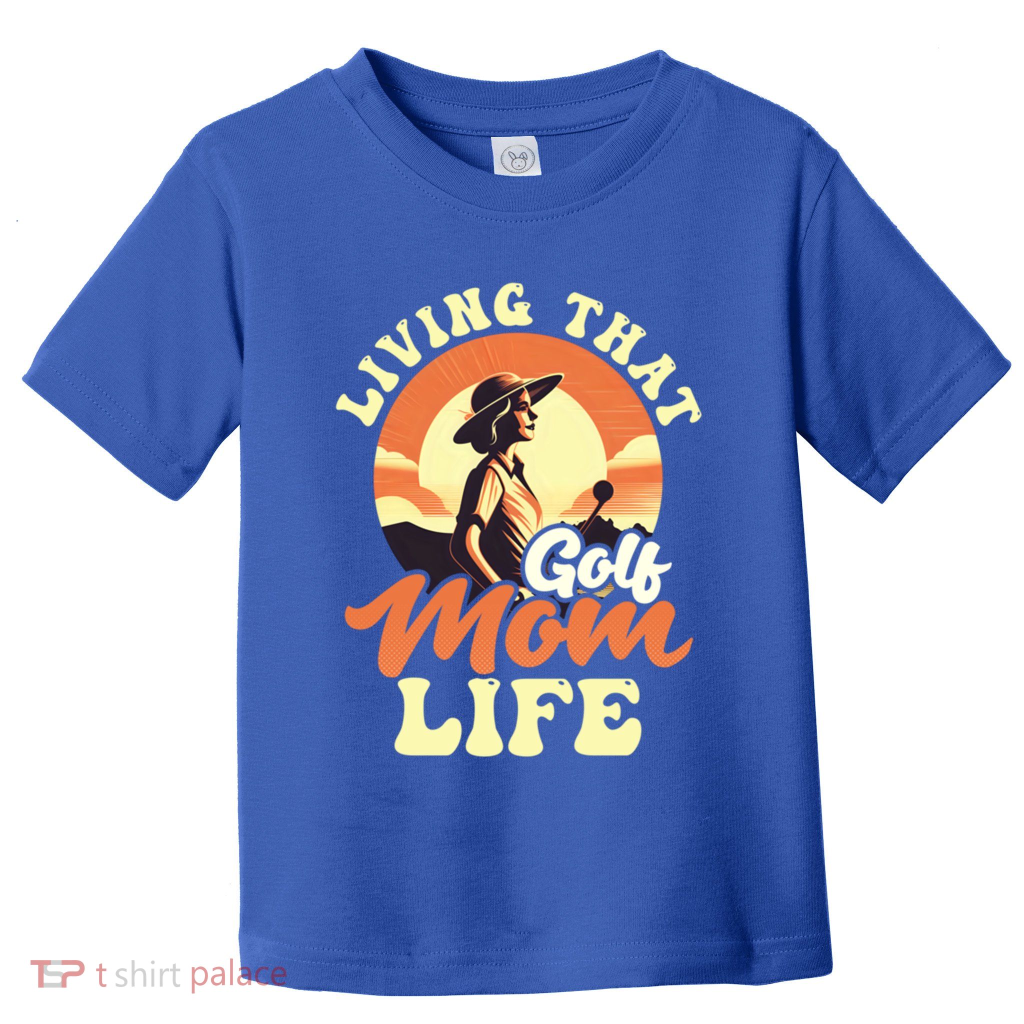 Living That Golf Mom Life Design Golfing Mom Gift Toddler T-Shirt