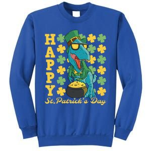 Lucky Tfunny Giftrex Happy St Patricks Day Irish Dinosaur Cool Gift Sweatshirt