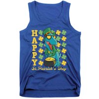 Lucky Tfunny Giftrex Happy St Patricks Day Irish Dinosaur Cool Gift Tank Top