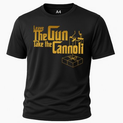 Leave The Gun Take The Cannoli Cooling Performance Crew T-Shirt