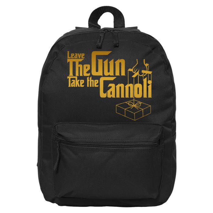 Leave The Gun Take The Cannoli 16 in Basic Backpack