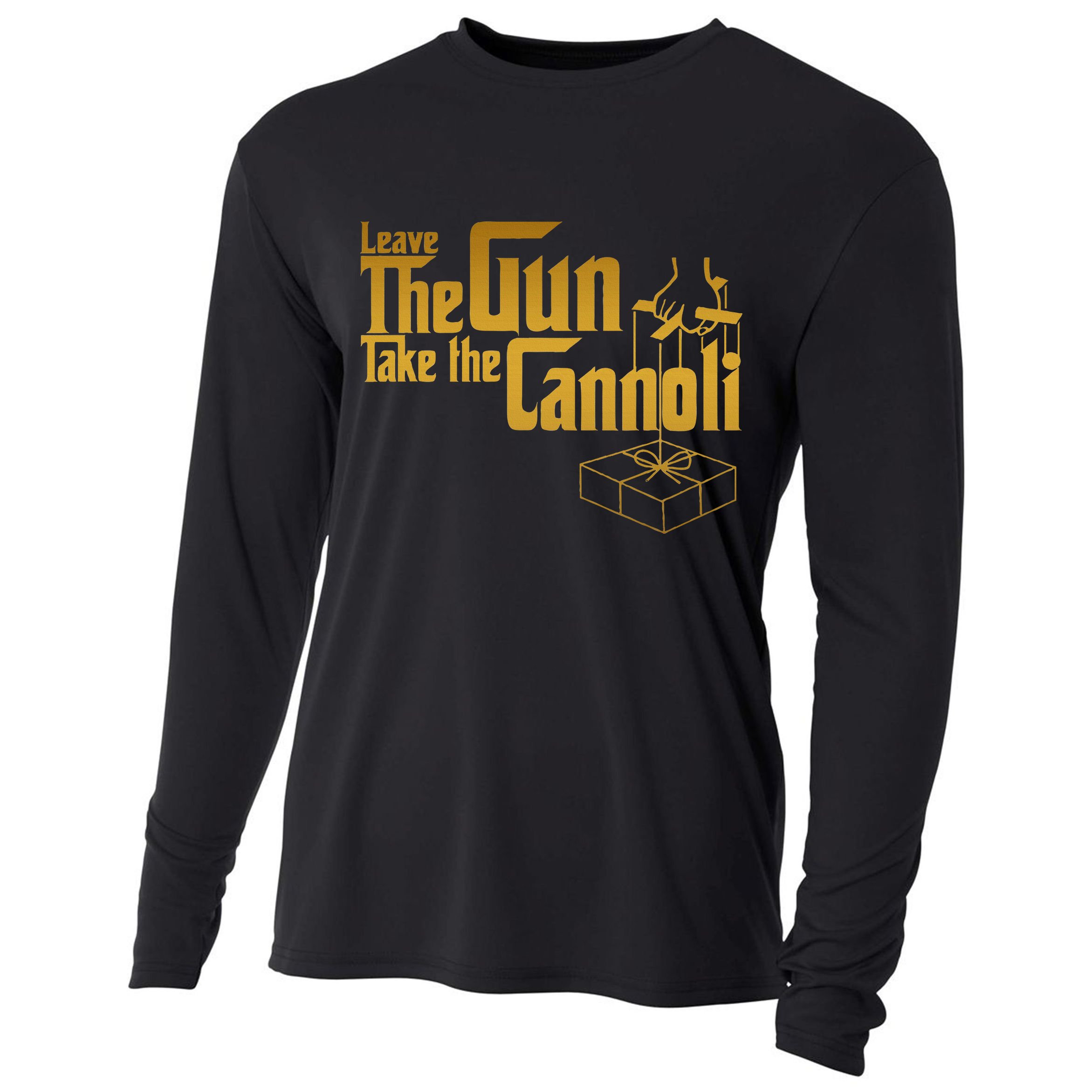 Leave The Gun Take The Cannoli Cooling Performance Long Sleeve Crew